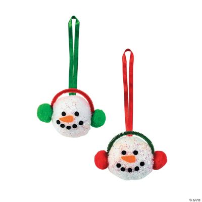 Pom-Pom Snowman Head Craft Kit