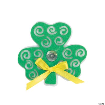 Swirl Shamrock Pin Craft Kit