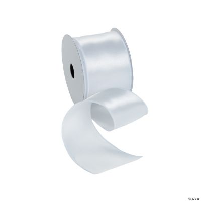 White Wired Ribbon