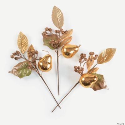 Decorative Pear With Berries Picks