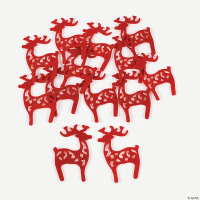 Swirl Reindeer Cutout Shapes