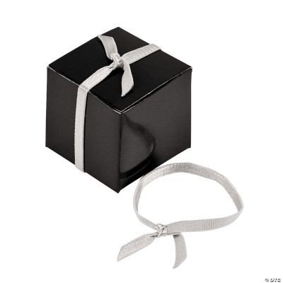 Pre-Tied Silver Ribbons With Elastic