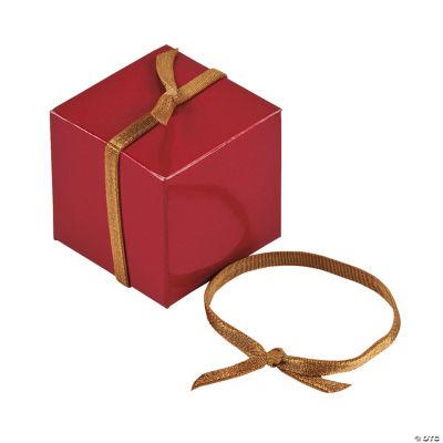 Pre-Tied Gold Ribbons With Elastic