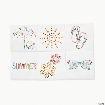 Rhinestone “Summer” Iron-On Transfers