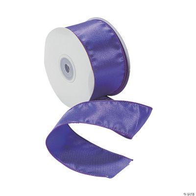 Dark Purple Wired Ribbon