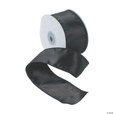 Black Wired Ribbon