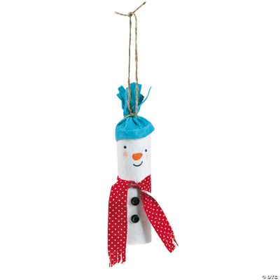 Rolled Snowman Ornament Craft Kit