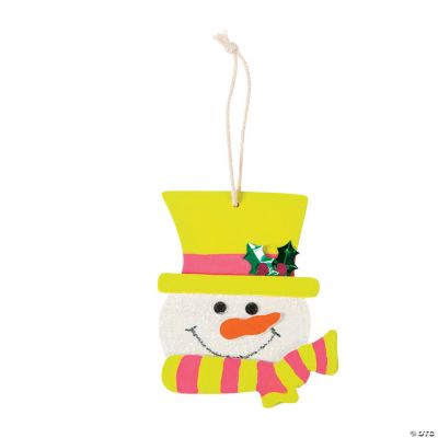 Color Your Own Snowman Ornament