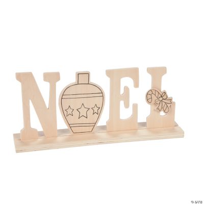 Color Your Own “Noel” Sign