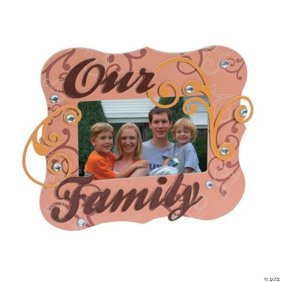Family Chipboard Frame Craft Kit