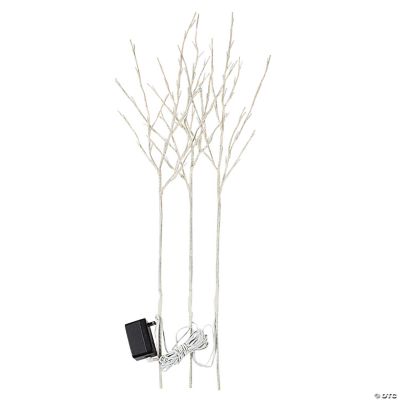 White Lighted Branches