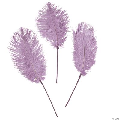 Lavender Ostrich Feathers
