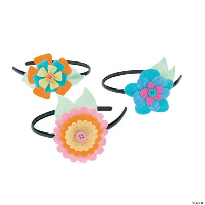 Pastel Flower Headband Craft Kit