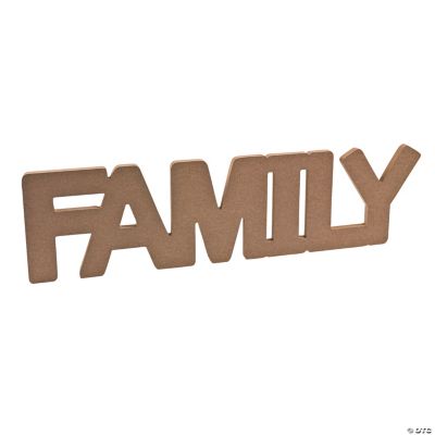 DIY “Family” Letters