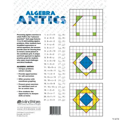Algebra Antics Special Needs Thinking Mindware