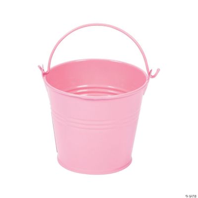 Pink Tinplate Pails