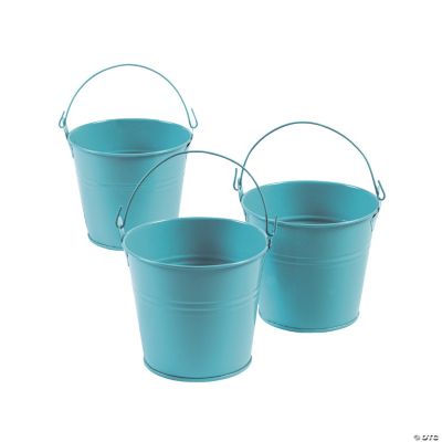 Blue Tinplate Pails