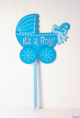 Baby Boy Glitter Yard Sign