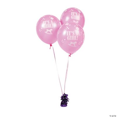 “It's A Girl!” Latex Balloons