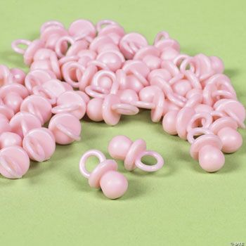 Pastel Pink Opaque Pacifier Favors