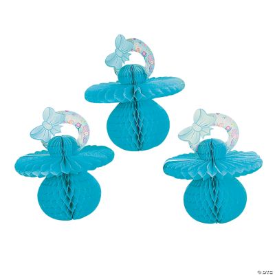 Blue Tissue Paper Baby Pacifier