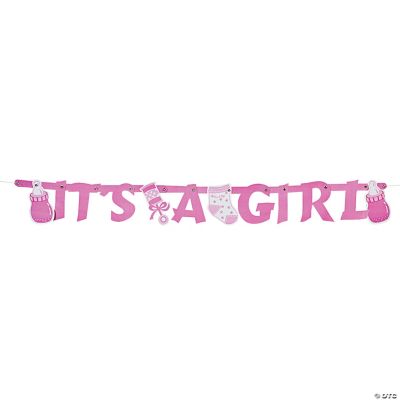 “It’s A Girl” Letter Banner