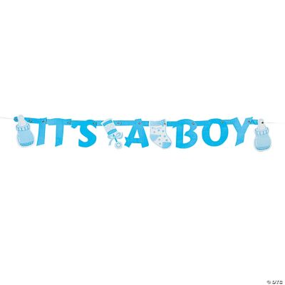 “﻿It’s A Boy” Letter Banner