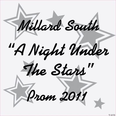 Personalized Prom Floor Cling