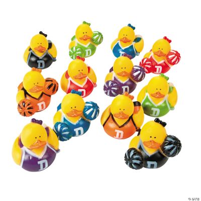 Cheerleader Rubber Duckies Assortment
