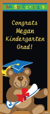 Personalized Kindergarten Graduation Door Cover