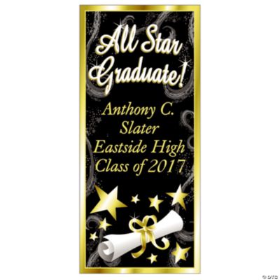 Personalized “All Star Graduate” Door Cover