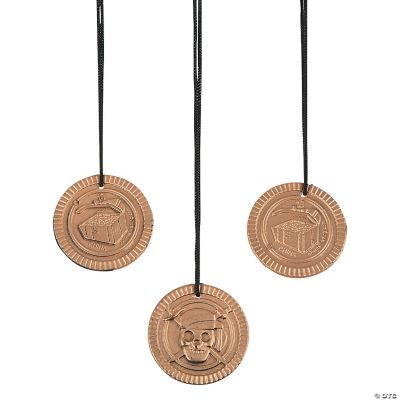 48 Pirate Coin Necklaces