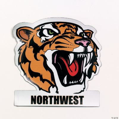 Personalized Tigers Mascot Car Magnets