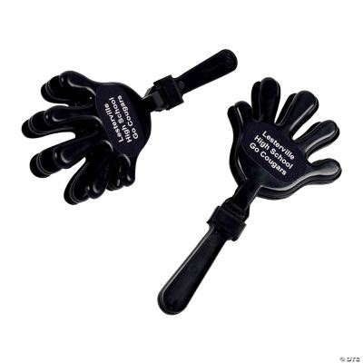 Personalized Black Hand Clappers
