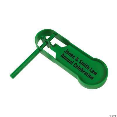 Personalized Giant Green Noisemakers