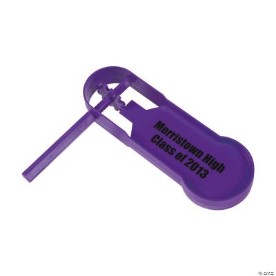 Personalized Giant Purple Noisemakers