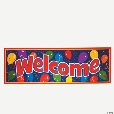 Giant “Welcome” Sign Banner