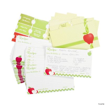 Apple Recipe Cards