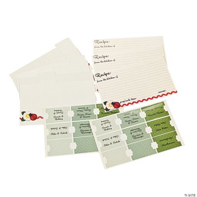 Ladybug Recipe Cards