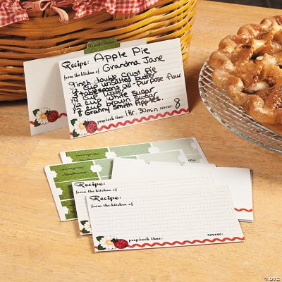Ladybug Recipe Cards