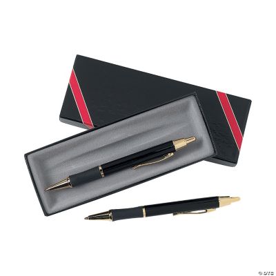 Personalized Black Monte Cristo Pen And Pencil Set