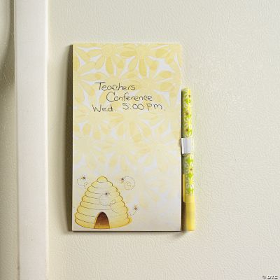 Magnetic Honeybee Notepad & Pen Sets