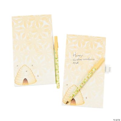 Honeybee Notepad Magnet & Pen Sets