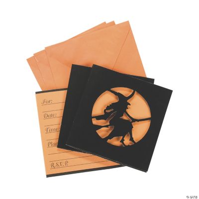 Halloween Silhouette Invitations