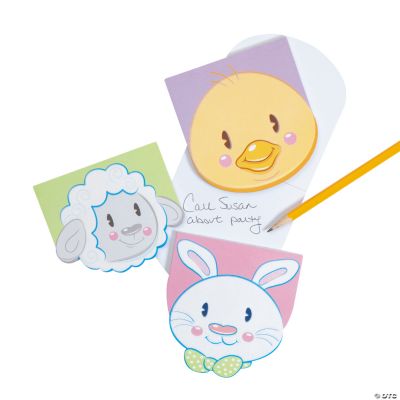 Baby Chick, Bunny & Lamb Felt Notepads