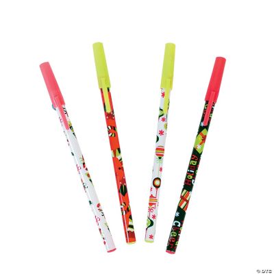 Bright Christmas Stick Pens