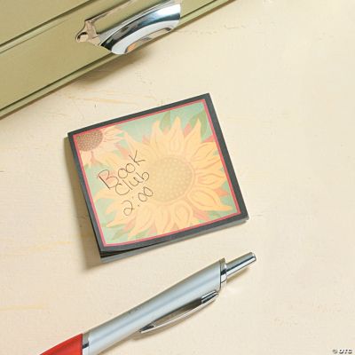 Sunflower Sticky Notes