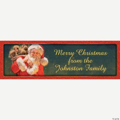 Personalized Old St. Nick Banners