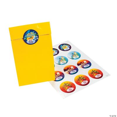 Personalized Luau Sticker Sheets
