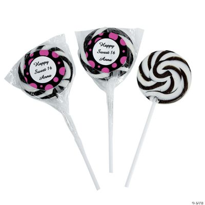 Personalized Simply Sassy Swirl Pops